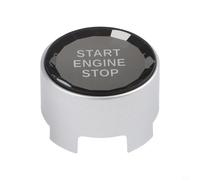 Pulsador Encendido Apagado para bmw para Serie 3 F30 F31 Pulsador | Material ABS , para color vibrante, ajuste exacto para modelos F30, para f10, F01, instalación sin herramientas(Silver)