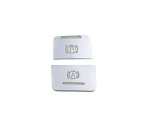 pulsador freno mano Compatible Con RS6 RS7 S6 S7 C7 2012-2018 2015 2016 2017 A6 A7 Car Electronic Handbrake Engine Start Stop Gear Decoración Interruptor Botón Pegatina Cubierta