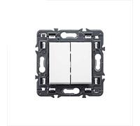 Pulsador inversor Valena Next, doble, 6A, 230V (Legrand 741257)