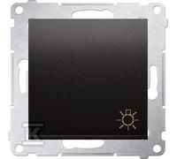 Pulsador luz 10 AX antracita Simon54 DS1.01/48