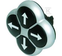 EATON M22-DI4-S-X7 Selector de 4 Posiciones, Sola Unidad, Caja de 5