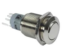 Pulsador metálico SPDT 1NO 1NC - VELLEMAN