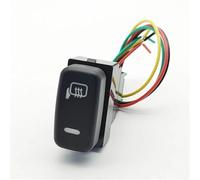 Pulsador Momentáneo Botonera Elevalunas 1 interruptor de llave LED para encender y apagar luces diurnas DRL, interruptor de espejo, botón pulsador compatible con Mitsubishi Pajero.(Mirror)
