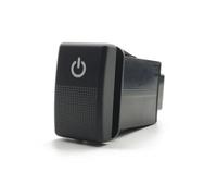 Pulsador Momentáneo Botonera Elevalunas Ajuste para Mazda 5 6 grabadora de luz antiniebla modificada LED DRL interruptor de luz de circulación diurna botón pulsador(Power)