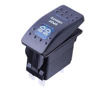 Pulsador Momentáneo Botonera Elevalunas Interruptor basculante de palanca ARB de 12 V y 20 A, 5 pines, luz LED azul, apto para autobuses, barcos, autocaravanas, remolques, etc.(Spot Light)