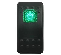 Pulsador Momentáneo Botonera Elevalunas Interruptor basculante para barra de luces LED SPST de 5 pines/DPDT de 7 pines para coche, barco, caravana, repuestos Carling ARB IP68(Blank-ON OFF ON)