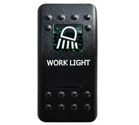 Pulsador Momentáneo Botonera Elevalunas Interruptor basculante para barra de luces LED SPST de 5 pines/DPDT de 7 pines para coche, barco, caravana, repuestos Carling ARB IP68(Work Light)