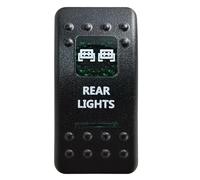Pulsador Momentáneo Botonera Elevalunas Interruptor basculante para barra de luces LED SPST de 5 pines/DPDT de 7 pines para coche, barco, caravana, repuestos Carling ARB IP68(Rear Lights)