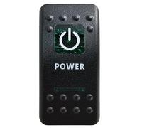 Pulsador Momentáneo Botonera Elevalunas Interruptor basculante para barra de luces LED SPST de 5 pines/DPDT de 7 pines para coche, barco, caravana, repuestos Carling ARB IP68(Power)