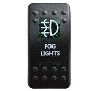 Pulsador Momentáneo Botonera Elevalunas Interruptor basculante para barra de luces LED SPST de 5 pines/DPDT de 7 pines para coche, barco, caravana, repuestos Carling ARB IP68(Fog Lights)