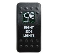 Pulsador Momentáneo Botonera Elevalunas Interruptor basculante para barra de luces LED SPST de 5 pines/DPDT de 7 pines para coche, barco, caravana, repuestos Carling ARB IP68(Right Side Lihts)