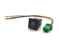 Pulsador Momentáneo Botonera Elevalunas Interruptor de botón de calefacción del volante con luz LED roja para VW Golf 6, Golf, Jetta MK6, Caddy, EOS, Scirocco (2009, 2010 y 2011)