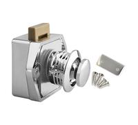 Pulsador para armario - sin llave fiable, construcción robusta, funcionamiento fluido | Cerradura de hardware de muebles para puertas, armarios, autocaravanas, casa, yates, i
