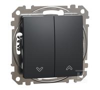 Pulsador persianas negro antracita SEDNA DESIGN SDD114114