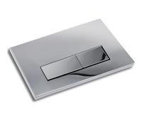 Pulsador placa de activación para cisterna de inodoro,Compatible con Geberit Sigma01,20,30 UP300 y UP320, 115.770.11.5 función de descarga dual(Superficie brillante cromada)