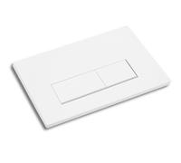 Pulsador placa de activación para cisterna de inodoro,Compatible con Geberit Sigma01,20,30 UP300 y UP320, 115.770.11.5 función de descarga dual(Blanco)