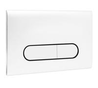 Pulsador placa de activación para cisterna de inodoro,Compatible con Geberit Sigma01,20,30 UP300 y UP320, 115.770.11.5 función de descarga dual（blanco）