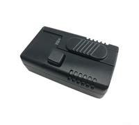 Pulsador regulador de pie, 300 W, para lámparas de pie, color negro | Regulación sin niveles de carga de 0, hasta 300 W, carcasa de plástico resistente, negro, para viviendas