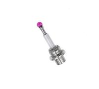 Pulsador, rosca M3, pulsador para bola de goma Haimer, diámetro 4 mm, mango de cerámica, longitud 25 mm