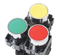 Pulsador Serie XB2 22mm 10A(Flat-Black-Arrow)