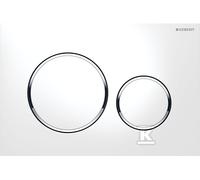 Pulsador Sigma20 frontal blanco-cromo-blanco 115.882.KJ.1