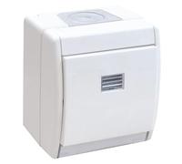 Pulsador SIMON AQUA 10AX luminoso IP55 superficie