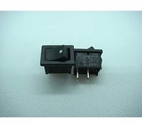 PULSADOR UNIPOLAR OFF-ON, 10A/250V, Negro, Homologado (2 Unidades)