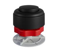 Pulsador, Universal de descarga simple para cisterna, Negro Mate, Fominaya. Para agujeros de 15-25mm y agujeros de 37-45