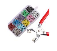 Pulsadores con herramientas 100 uds 9,5 mm MultiColor