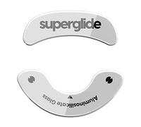 Superglide - Patines de ratón más rápidos y suaves, fabricados con vidrio impecable, suela súper rápida, suave y duradera para engranajes finales XM1 RGB / XM1r [blanco]