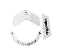 Pulsar Gaming Gears Superglide - Patines de ratón más rápidos y Suaves, Fabricados con Vidrio Ultra Fuerte, Impecable, Suela súper rápida, Suave y Duradera