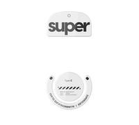 Superglide2 - Patas de ratón con Superficie de Velocidad controlable, Hechas con Vidrio Ultra Fuerte, Suela Lisa y Duradera para Logitech G Pro X Superlight (Blanco)