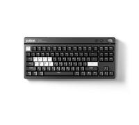 Pulsar XBOARD QS Teclado mecánico para Juegos - QMK/Via, Interruptor Lineal Intercambiable en Caliente, Montaje de Junta de diseño TKL, Marco de Aluminio, retroiluminación LED RGB, Perilla