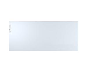 Pulsar Superglide - Alfombrilla de ratón de Vidrio XXL con Superficie de Aluminio y silicato Antideslizante, Goma de Silicona de Alta Densidad Totalmente Moldeada de 38.5 x 16.5