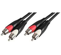 Pulse - 2 x Conectores RCA a 2 X Phono Plugs Lead, 1 m