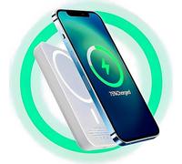 PULSE® Batterie Externe Sans Fil Magnétique 10 000 mAh - Recharge Rapide pour iPhone et Samsung - Compatible MagSafe, Induction - Écran LED - Design Compact et Léger