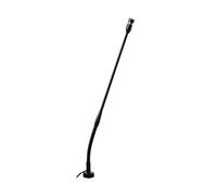 PULSE GNM-370I - Micrófono de Condensador de Cuello de Cisne con Cable Fijo de 3,5 m a Conector XLRM de 3 Pines