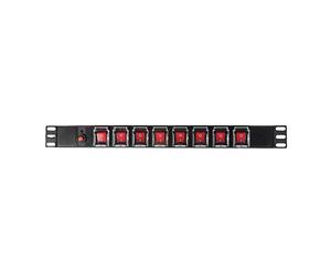 Pulse Oximeter 19" servidor de DJ del disco del poder 8 de la manera del panel del interruptor del IEC del montaje en rack