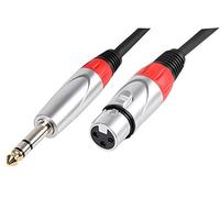 Pulse PLS000462 - Conector de 3 polos a XLR (6,35 mm, 1 m)