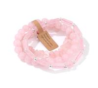 Pulsera 7 Chakras, Conjunto De Tres Piezas De Pulseras Elásticas Con Cuentas De Cristal Y Piedras Preciosas Naturales De Lujo Con Diseño De Nicho, Para Aliviar El Estrés, El Reiki Y El Yoga, Jo