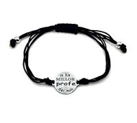 PULSERA A LA MILLOR PROFE DEL MON PLATA DE LEY
