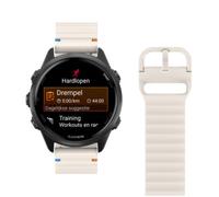 Pulsera ActiveFlex para Garmin Forerunner 55/165, marfil