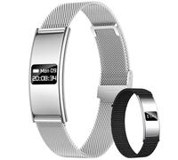 Pulsera Actividad Mujer Fitness Smartwatch: Reloj Inteligente Deportivo Delgado Monitor 24/7 y Sueño Ritmo Cardiaco SpO2 HRV Salud Función 5ATM Impermeable 2 Correas Aviso de llamada para Android iOS