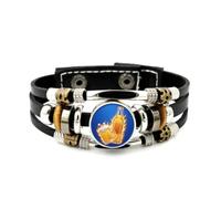Pulsera Ajustable De Cuero Trenzado Con Diseño De Escudo De Llama, Ideal Para Festivales De Cerveza Y La Amistad. Brazalete Étnico Hecho A Mano. Accesorio Punk. Regalo De Cumpleaños O Navidad.