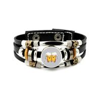 Pulsera Ajustable De Cuero Trenzado Con Diseño De Estrella De Dibujos Animados Del Festival De La Cerveza Pulse, Brazalete Étnico Hecho A Mano, Accesorio De Amistad, Regalo De Cumpleaños Y Navidad.