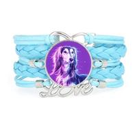 Pulsera Ajustable De Cuero Trenzado Con Diseño De Perro Caniche Infinity F