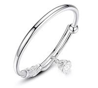 Pulsera ajustable de plata de ley, pulseras de cadena, brazalete ajustable de plata de ley para mujer, pulsera de raíz de loto, joyería de plata de ley, regalos de cumpleaños