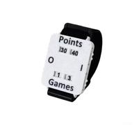 Pulsera ajustable para marcador de puntuación, pulsera de contador de partidos de tenis, banda deportiva de resina, correa de juego portátil, reloj de marcador ligero, contador de puntos de actividad
