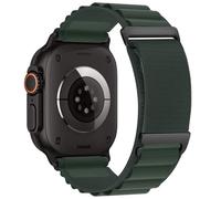 Pulsera Alpine Loop compatible con Apple Watch Ultra 49 mm, 46 mm, 45 mm, 44 mm, 42 mm, 41 mm, 40 mm, 38 mm, correa de repuesto compatible con iWatch, 42mm/44mm/45mm/46mm/49mm, Acero inoxidable, No es