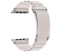 Pulsera Alpine Loop compatible con Apple Watch Ultra 49 mm, 46 mm, 45 mm, 44 mm, 42 mm, 41 mm, 40 mm, 38 mm, correa de repuesto compatible con iWatch, 42mm/44mm/45mm/46mm/49mm, Acero inoxidable, No es
